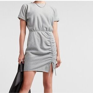 Express Ruched Side T-shirt Dress